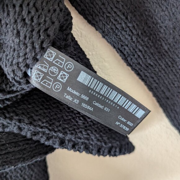 Massimo Dutti Knit Cardigan with Hook Fastenings - Picture 7 of 8